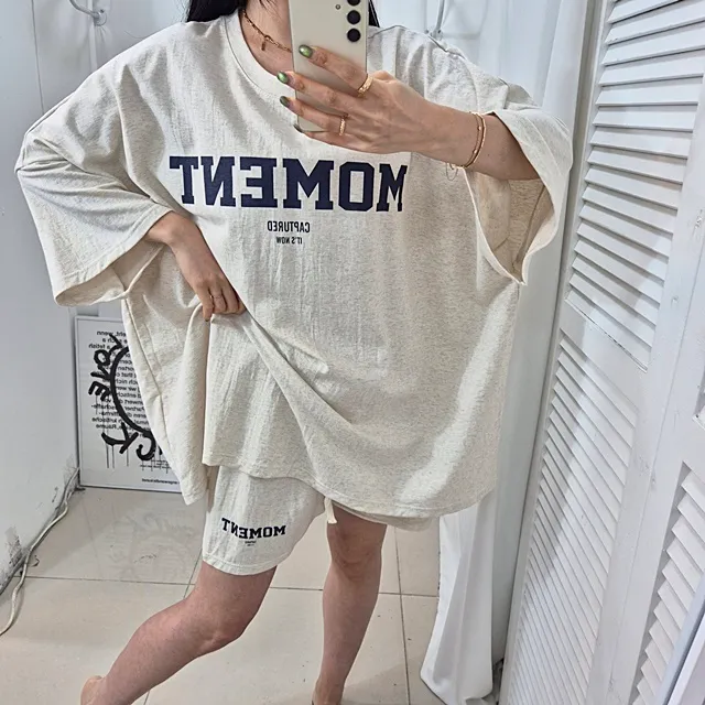 [4COLOR/~3XL] 오버핏 모먼트 트레이닝세트 상세 이미지 12