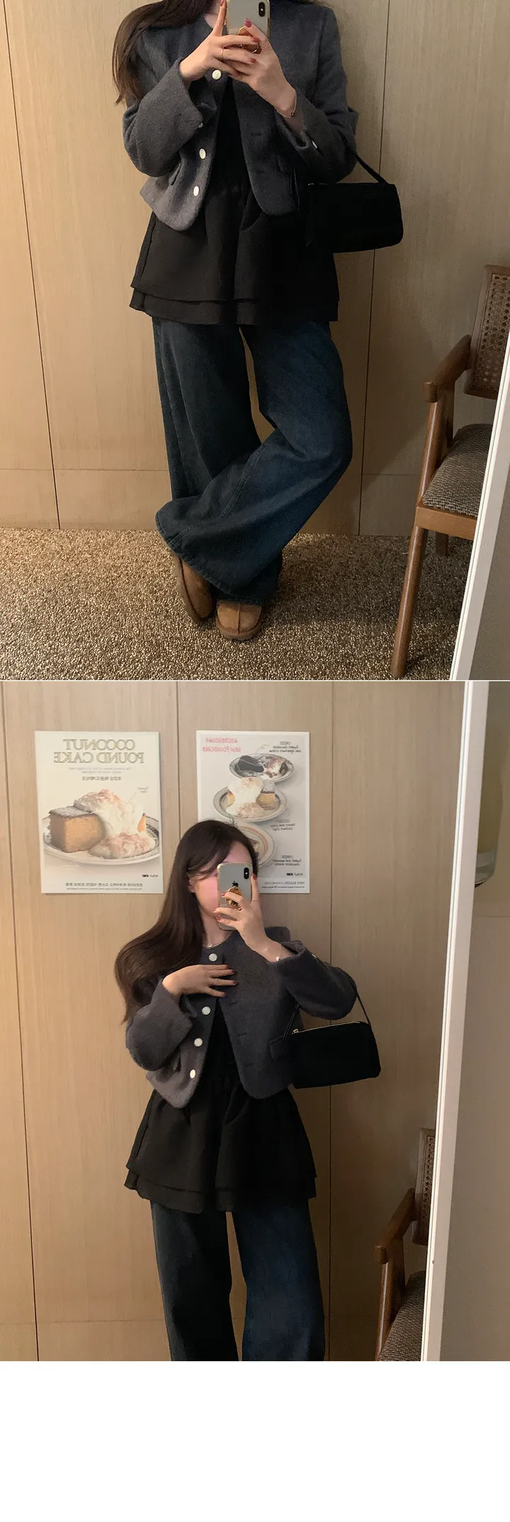 [주문폭주/사계절용] 플레어 레이어드 끈 나시 상세 이미지 42