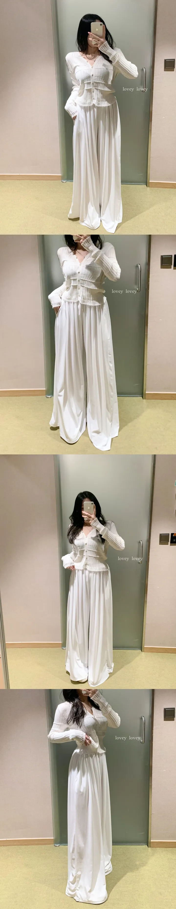 [highqual] 아델 디테일 골지 니트 가디건 /3color 상세 이미지 2