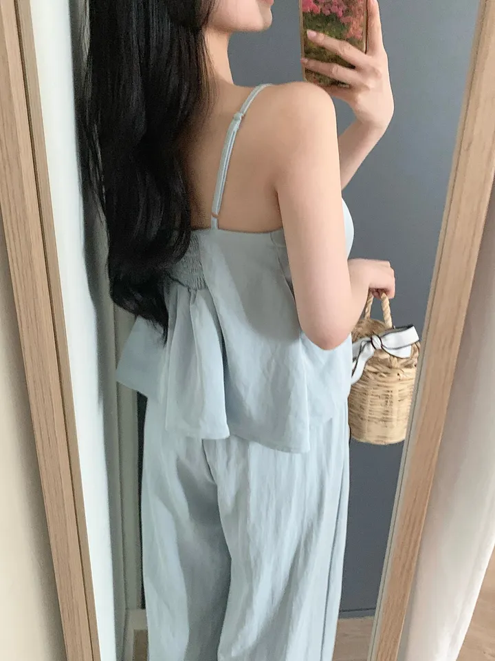 주아 린넨 뷔스티에 팬츠 세트 상세 이미지 29