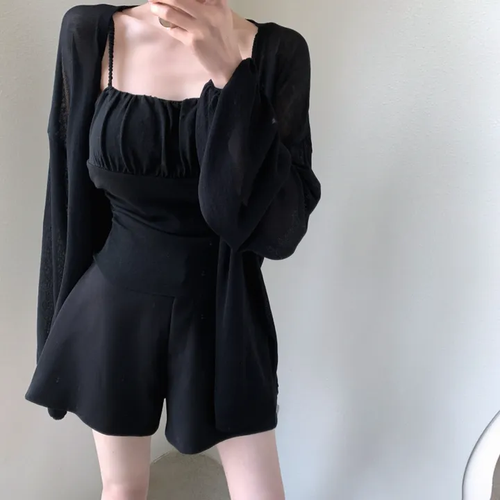 로코 셔링탑set 루즈핏 가디건 상세 이미지 36