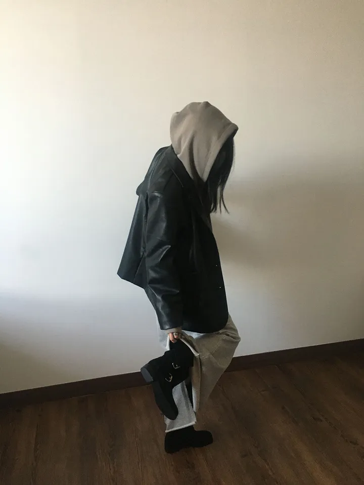 피그먼트 크롭 후드 집업 (4color) 상세 이미지 40