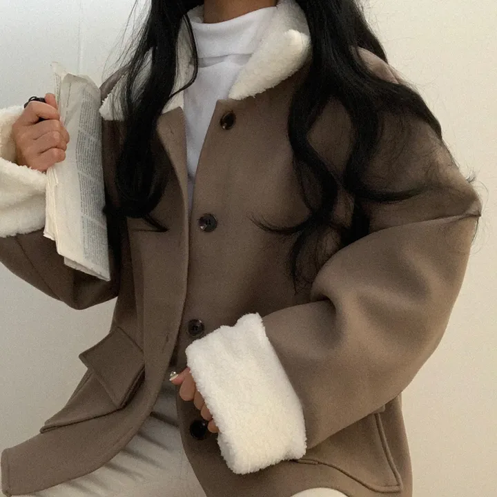 [가격실화?!] 겨울 몽글몽글한 모직 자켓 상세 이미지 74