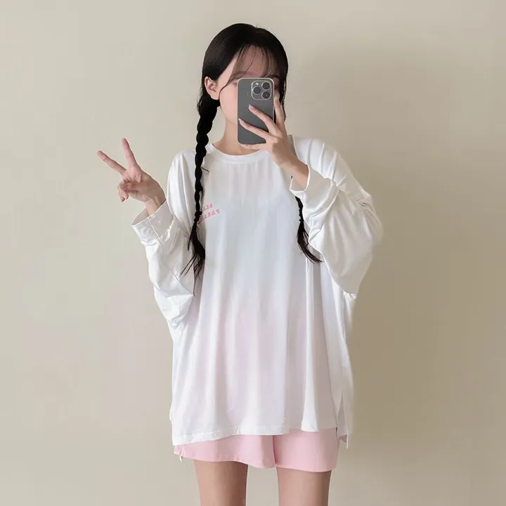 [44-100/래쉬가드] UV차단 99.9!🌞 하와이 프린팅 래쉬가드 티셔츠 + 비치 스판 밴딩 수영복 반바지 셋업 2c 상세 이미지 10