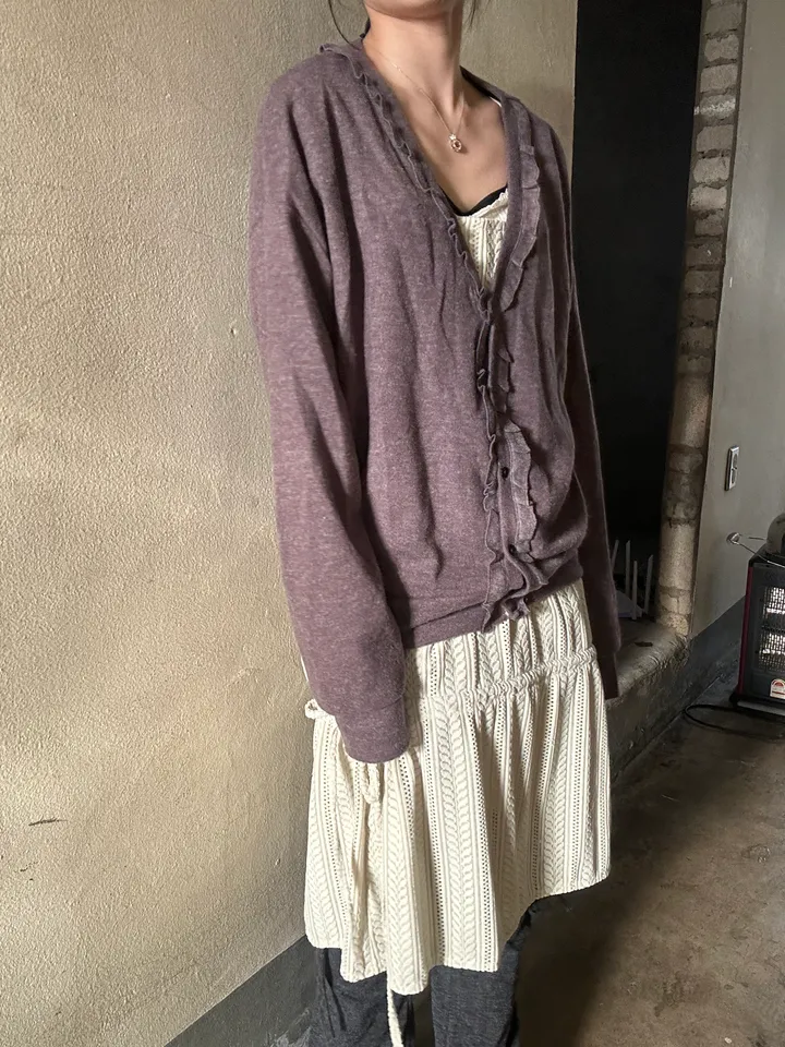 *추천* 빈티지 프릴 가디건 3color 상세 이미지 24