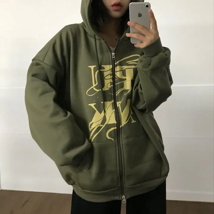 (기모선택/국내)Punk Two way Hooded zip-up - 3color 상세 이미지 20
