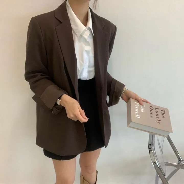 누적판매3000장! [4col] 데일리핏 핏예쁜 루즈핏 버튼 자켓 상세 이미지 19