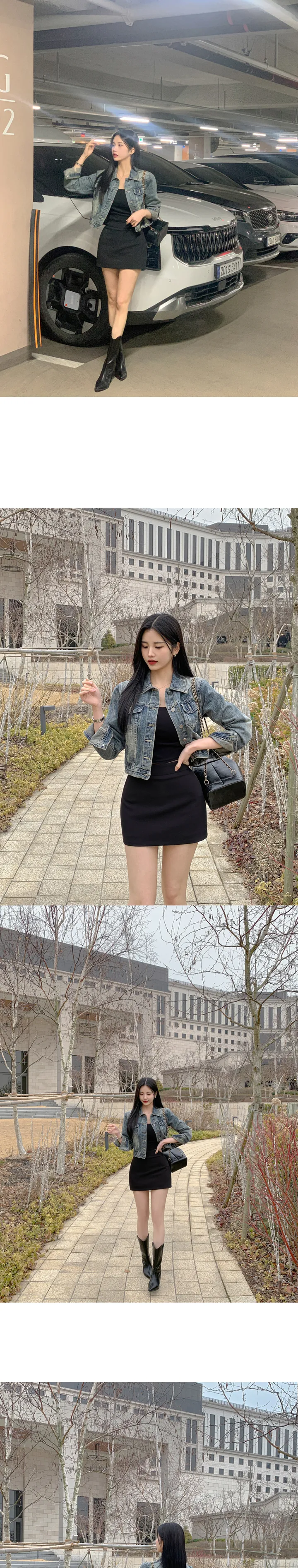 [리뷰보장/모델소장❤️] 다이든 빈티지 워싱 중청 흑청 청자켓 데님자켓 상세 이미지 15