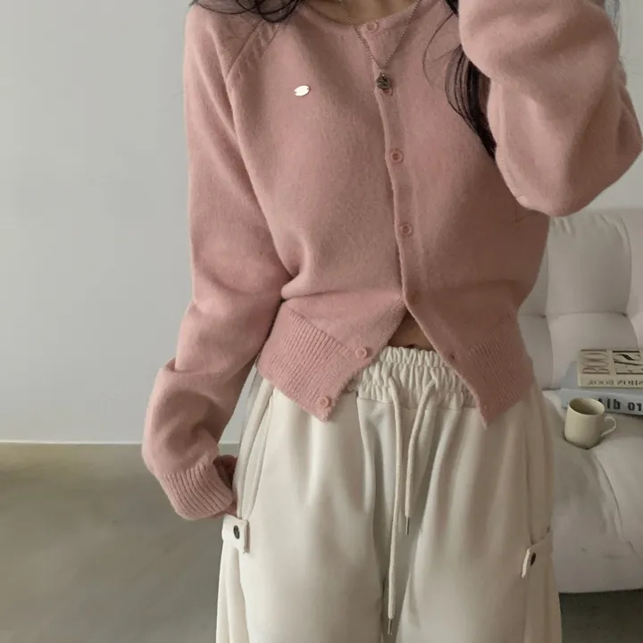 [후기보장🤍/Wool] 에버닌 펜던트 니트 가디건 - 7color 상세 이미지 8