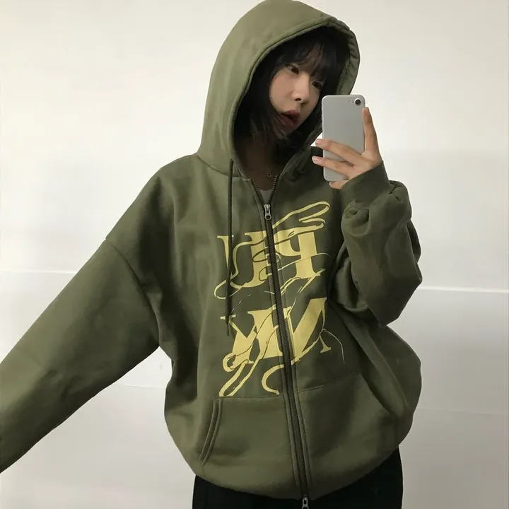 (기모선택/국내)Punk Two way Hooded zip-up - 3color 상세 이미지 10