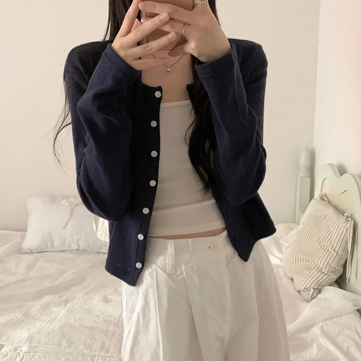로로 펀칭 가디건 (8color) 상세 이미지 150