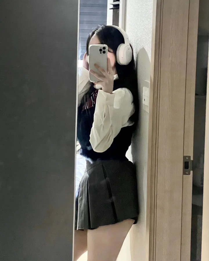 [🚛당일발송/👔스쿨룩] 교복감성강추 하이웨스트 짧치버전 테니스 치마/스커트 (2color) 상세 이미지 2