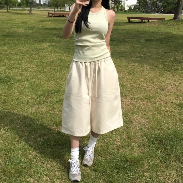 [*극찬핏]하프 생지 버뮤다 pt : half bermuda pants - 3 color 상세 이미지 45