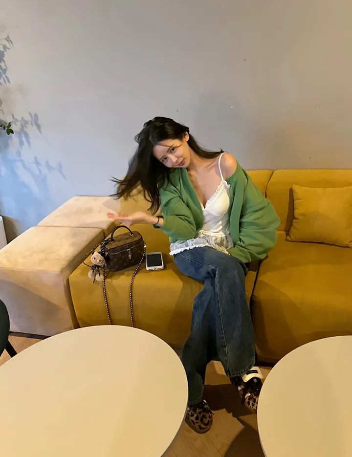hip lovely boss cardigan ; 2color 가디건, 볼레로, 숏가디건, 면가디건, 꾸안꾸, 추리링 상세 이미지 10