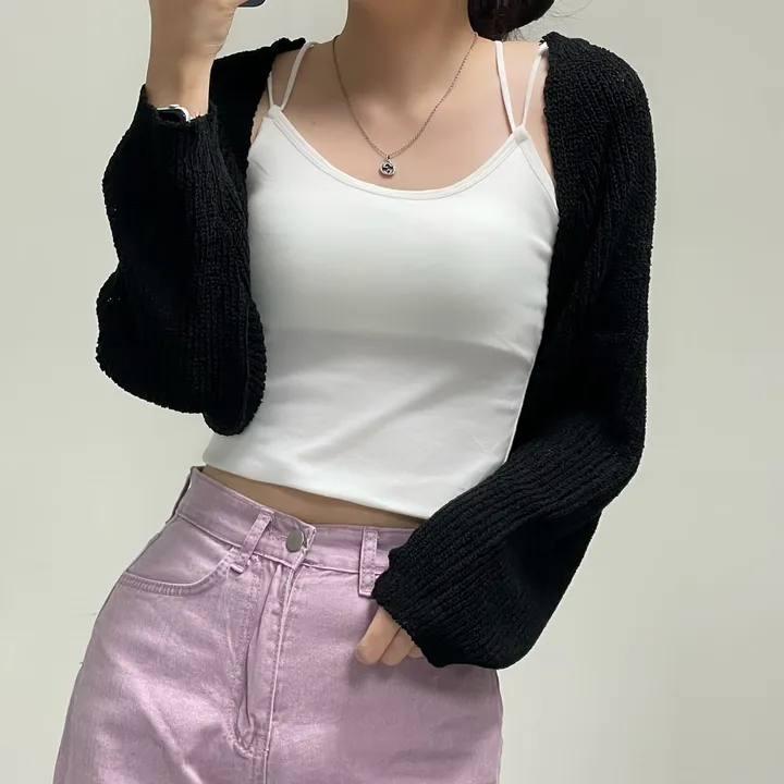 [여리핏/지금부터 쭉~] 엘르 볼레로 가디건 크롭가디건 여름가디건 상세 이미지 50