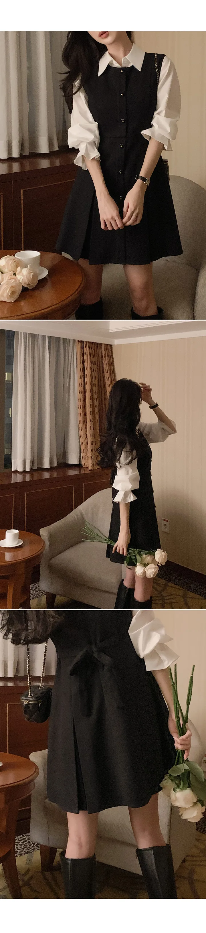 [4천장돌파][자체제작] 죠니 카라 핀턱 셔츠 상세 이미지 15