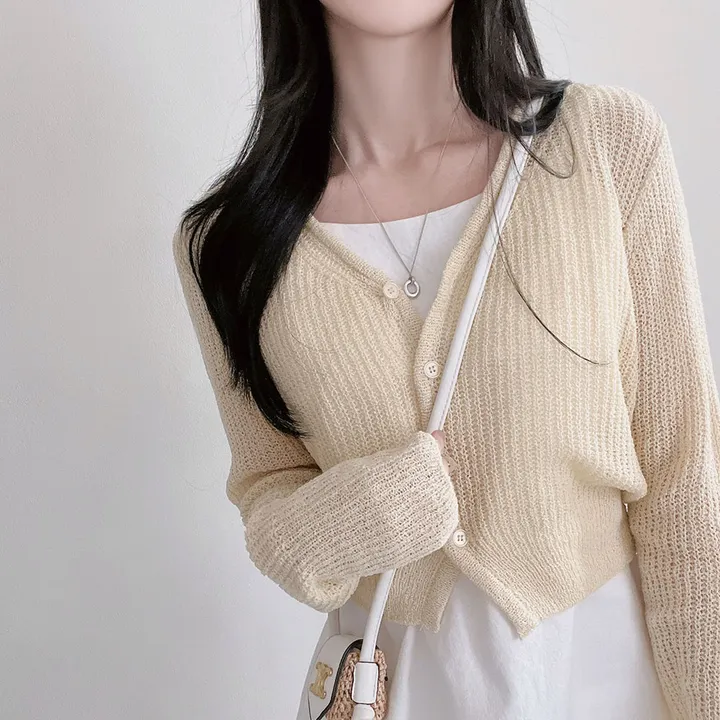 [여름까지 쭉~] 잘록허리 컬러테라피 긴팔 브이넥 가디건 상세 이미지 39