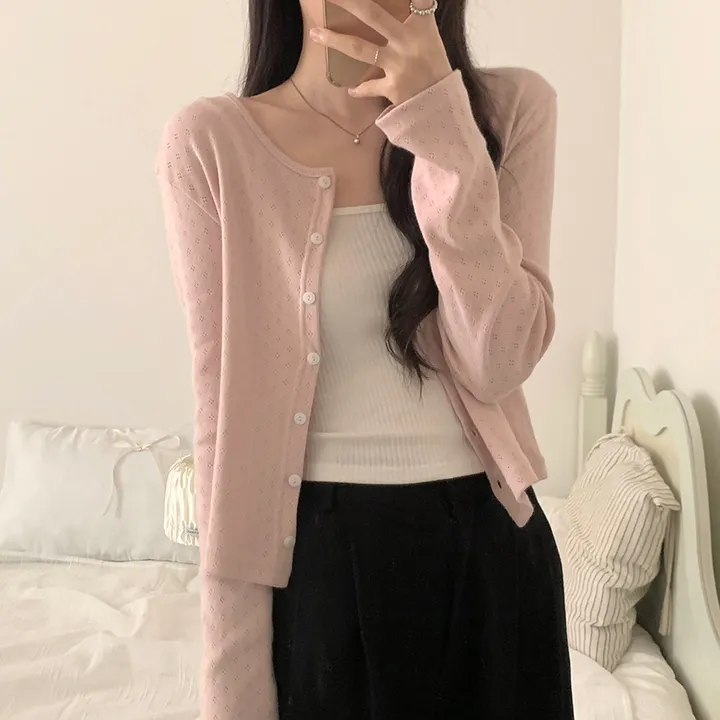 로로 펀칭 가디건 (8color) 상세 이미지 44