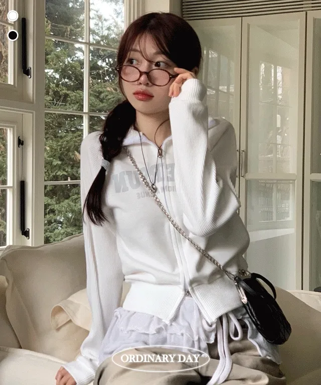 [기모원단ෆ투지퍼]토미 빈티지 레터링 프린팅 나그랑 투웨이 하이넥 카라넥 시보리 집업 점퍼 2color 상세 이미지 6