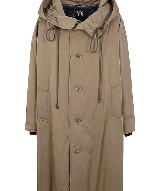 24FW 여성 와이즈 요지 야마모토 후드 티셔츠 YOC05600 NUDE NEUTRALS