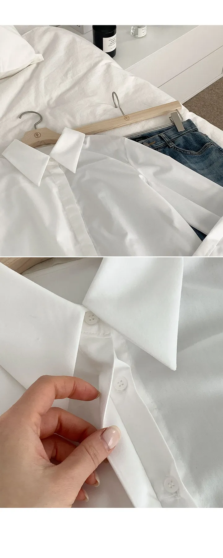 [4천장돌파][자체제작] 죠니 카라 핀턱 셔츠 상세 이미지 40