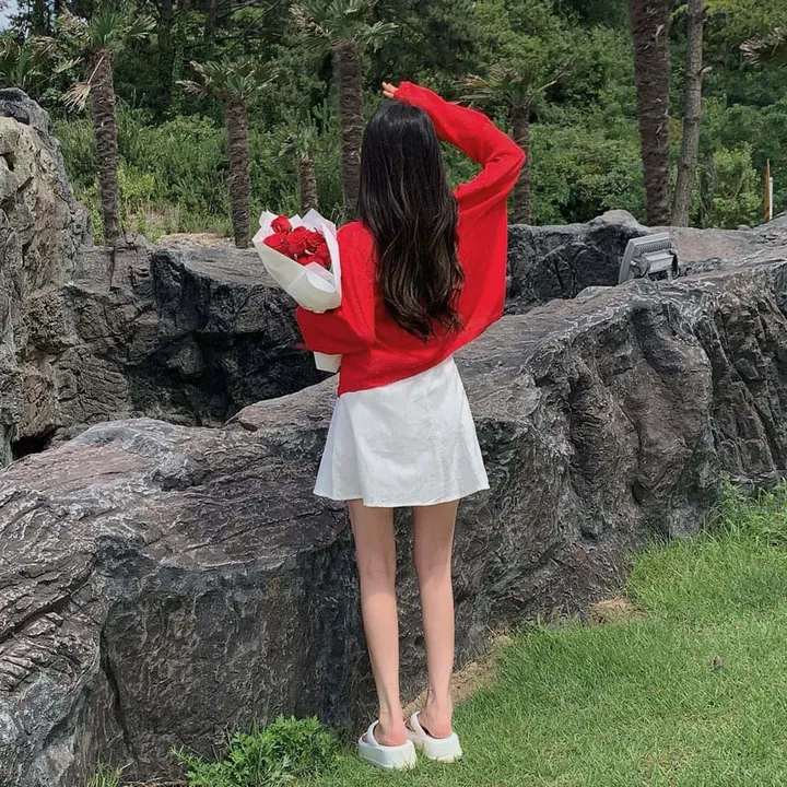 [재진행❤️/주문폭주]러블리 한도초과, 리본 자수 라운드넥 니트 가디건 상세 이미지 29