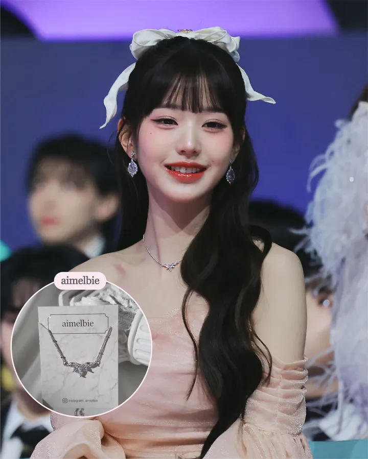 [아이브 장원영 착용/퀄리티UP!] Heavenly Crystal 큐빅 세미 초커 목걸이 - 실버 컬러 상세 이미지 24