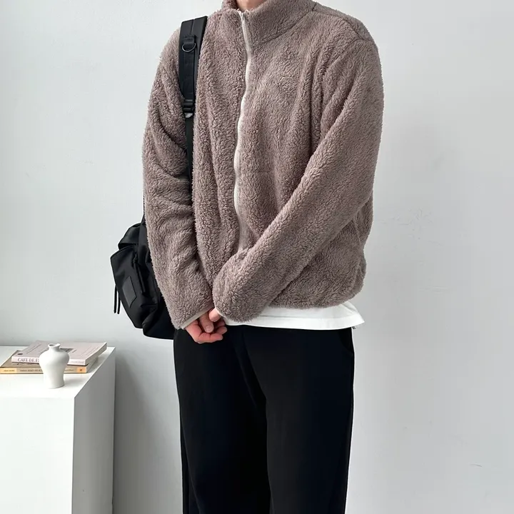 [당일발송!/1+1할인] 소프트 보들 플리스 집업 자켓 후리스 점퍼 아우터 남녀공용베이직플리스자켓 상세 이미지 56