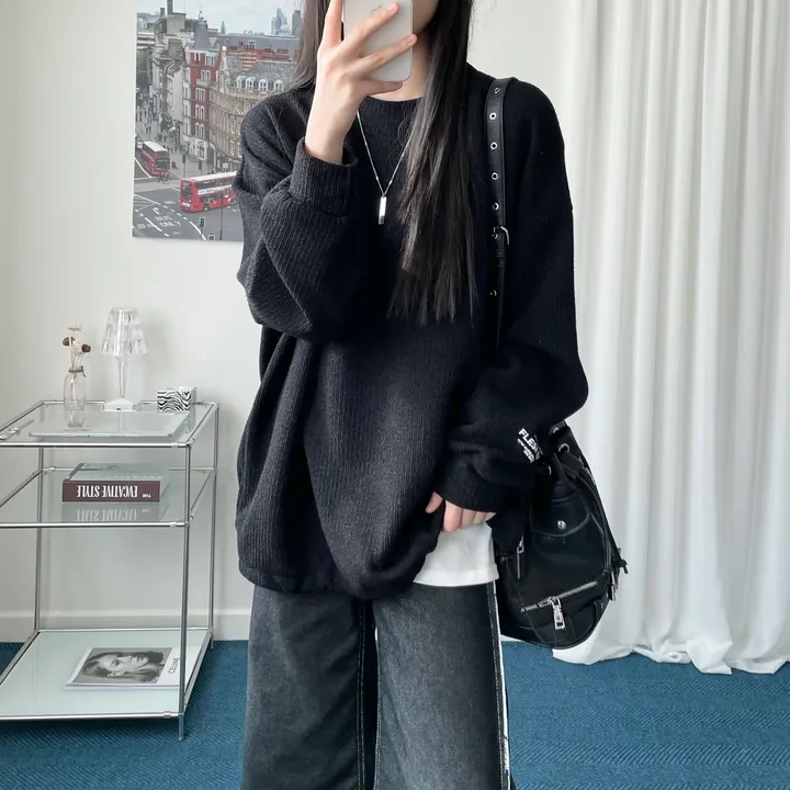 String knit mtm [unisex] 상세 이미지 16