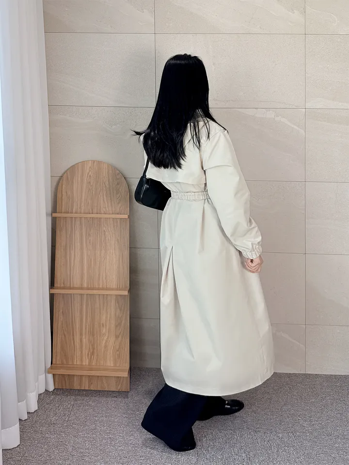여성트렌치후드롱벨트바바리 봄트렌치바바리 상세 이미지 12