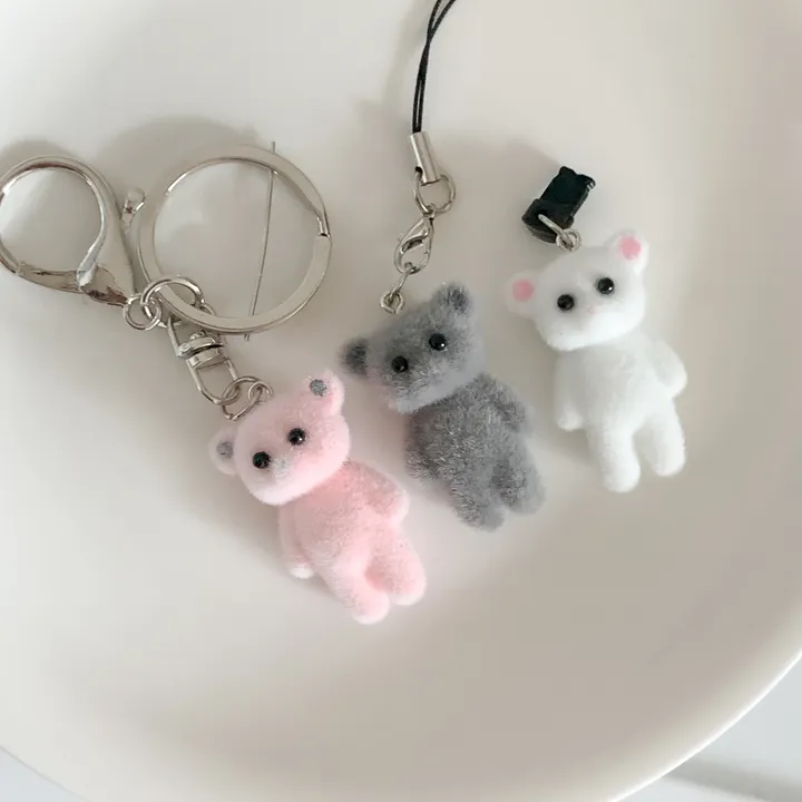 [🐻🐰🐱] 귀여운 아기 토끼 곰돌이 곰 고양이 키링 상세 이미지 7