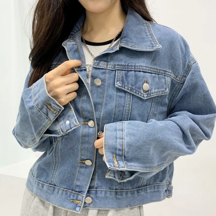 [💥최저가/청자켓 모음전 5종💥 봄 가을 신상 라인 스티치 포켓 크롭 숏 롱 후드 청자켓 모음전 상세 이미지 8
