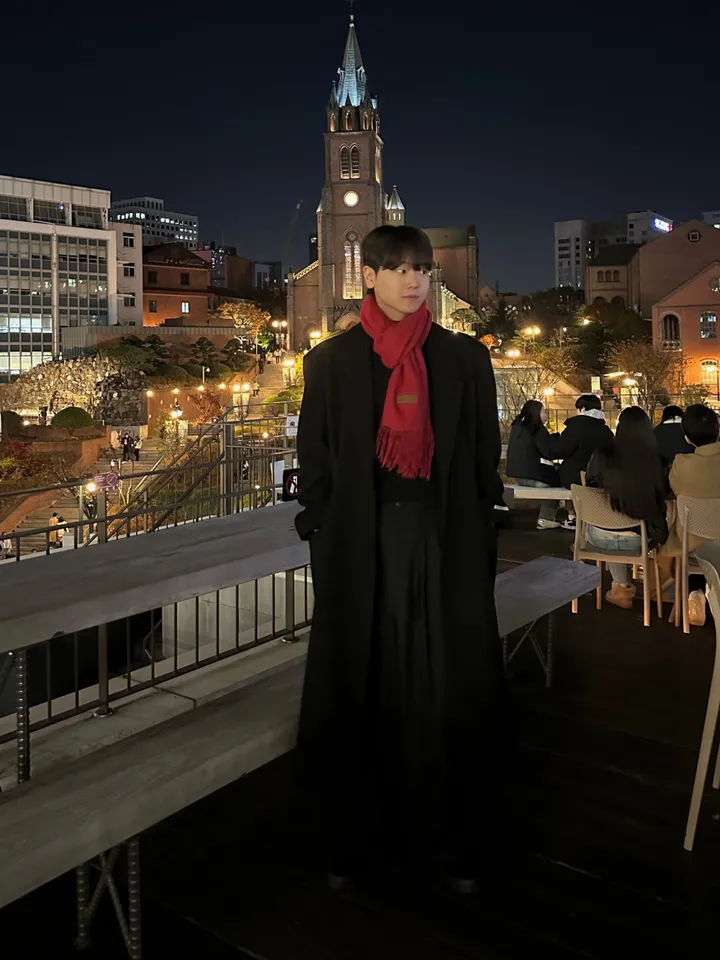 룩 다트 맥시 오버핏 울 코트 상세 이미지 19