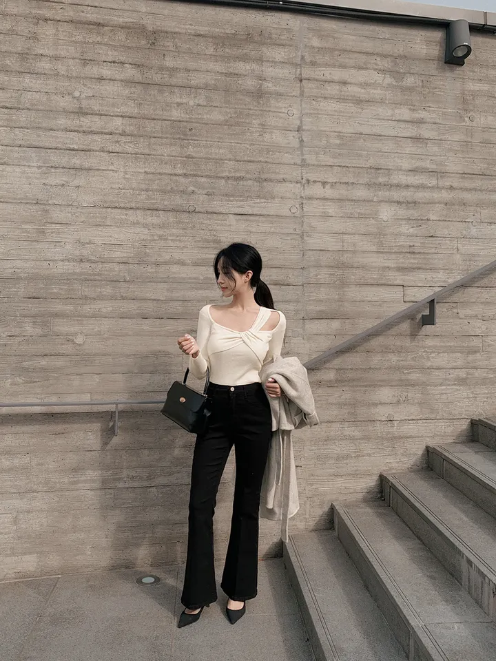 단독) 볼링레직기밴딩부츠컷 pants 💗2ver.숏/롱 (xs사이즈,숏기장 추가!) 상세 이미지 73