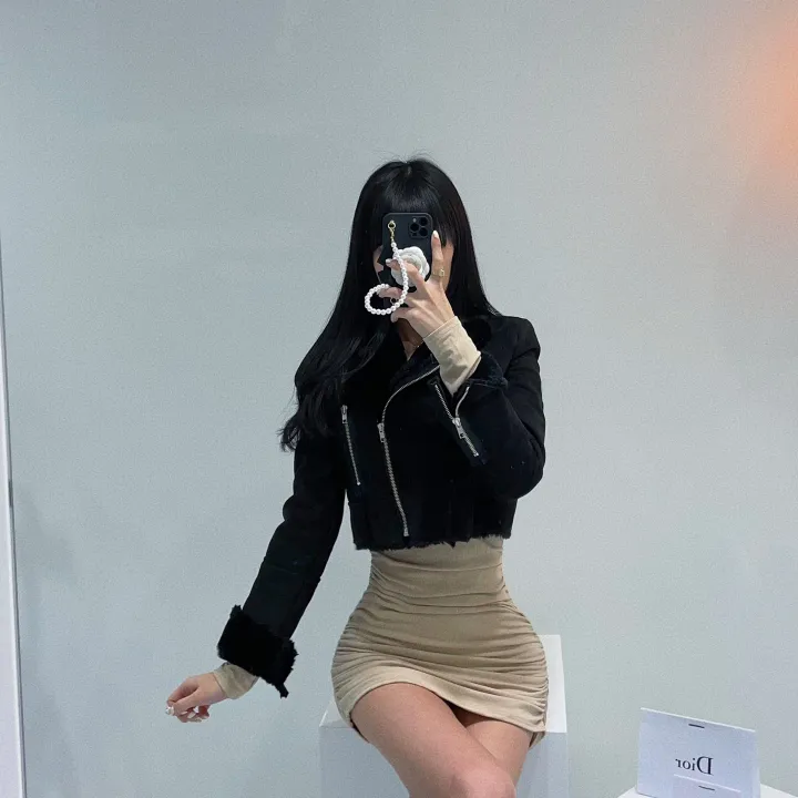 [주문폭주💝자체제작/후기보세요💝] 컬러추가 ! (벨트SET)(원조고퀄)(슬림핏)(모델소장)매력 쁠리 여신 크롭 무스탕 상세 이미지 6