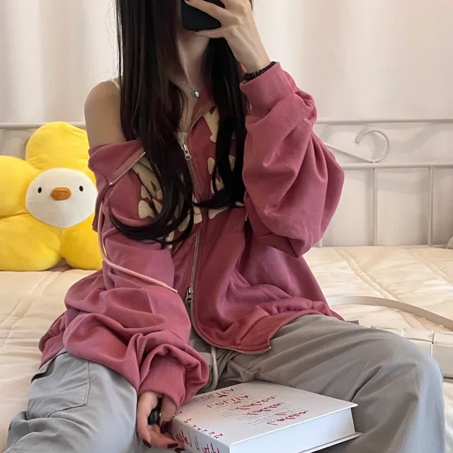 [기모ver.추가/특가할인중] 교복템강추 보호본능핏~  데일리 캐주얼 투웨이 발포 레터링 후드집업 상세 이미지 8