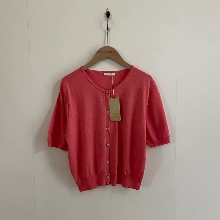 [고급여름원단/데일리] 시원한, 뱀부 반팔 니트가디건 - 7color 상세 이미지 57