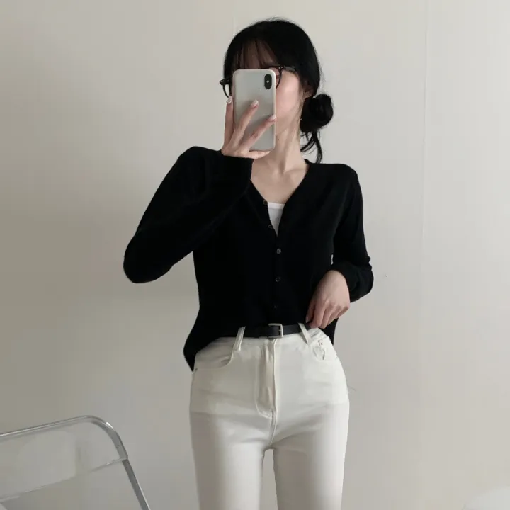 *굿퀄리티/여리핏* 릴리 소프트 브이넥 가디건 상세 이미지 14