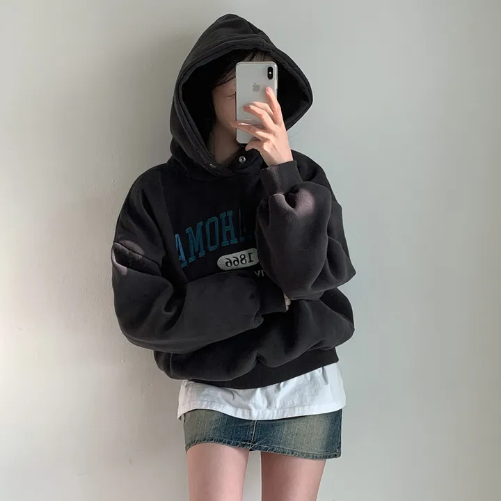 [대박핏보장✨/98%만족/진그레이 당일출고!] 자체제작 #크치Made 꿈에 나온 핏, 오클라호마 1866  양기모 맨투맨 긴팔 후드티 ; 5컬러 상세 이미지 70