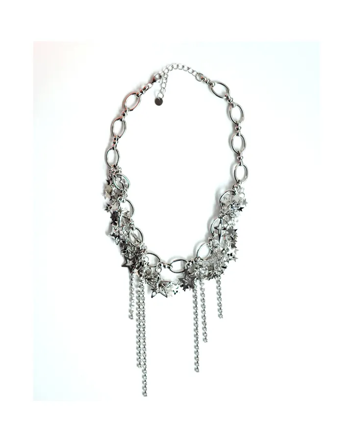 star chain necklace | 별 스타 큐빅 체인 목걸이 상세 이미지 3