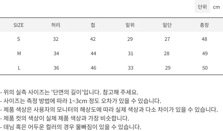 [키작녀/핏보장] trend 중청 워싱 버뮤다 데님 5부 팬츠 상세 이미지 21