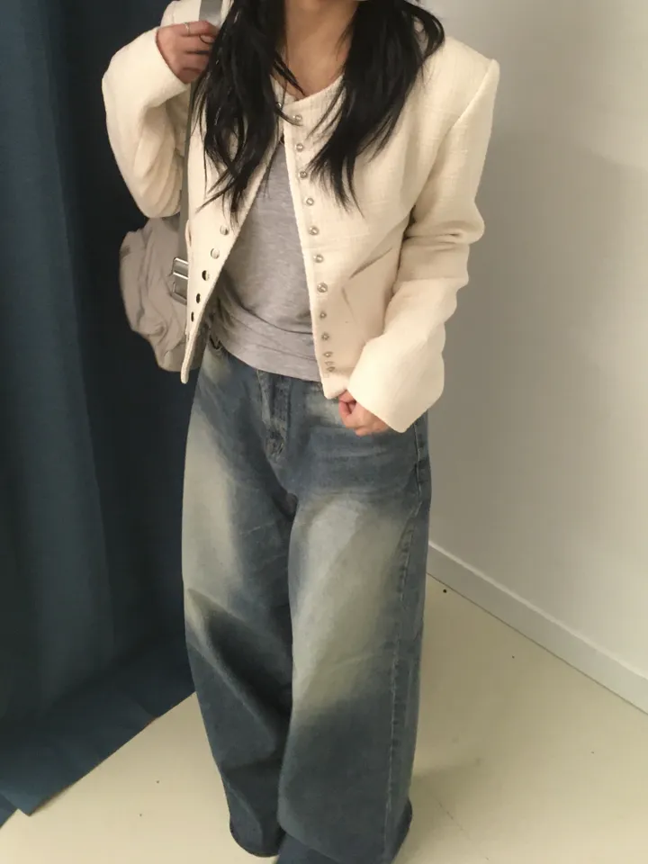 레본 트위드자켓 (2color) 상세 이미지 1