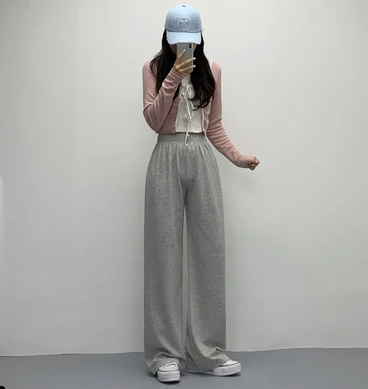 당일🚀[숏&롱/편한바지!] 드림 컬러 밴딩 롱 와이드팬츠 트레이닝팬츠 댄스복 여름팬츠 사계절팬츠 키작녀 키큰녀 (7Col) 상세 이미지 14