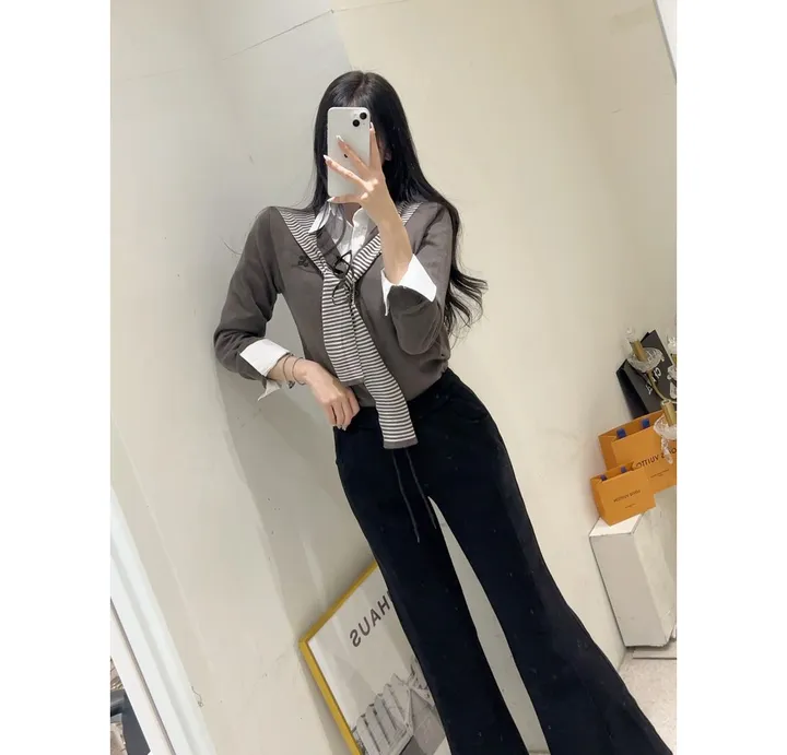 [컬러추가/👍원단GOOD👍] 젤리 스트라이프 숄 가디건(8color) 상세 이미지 33