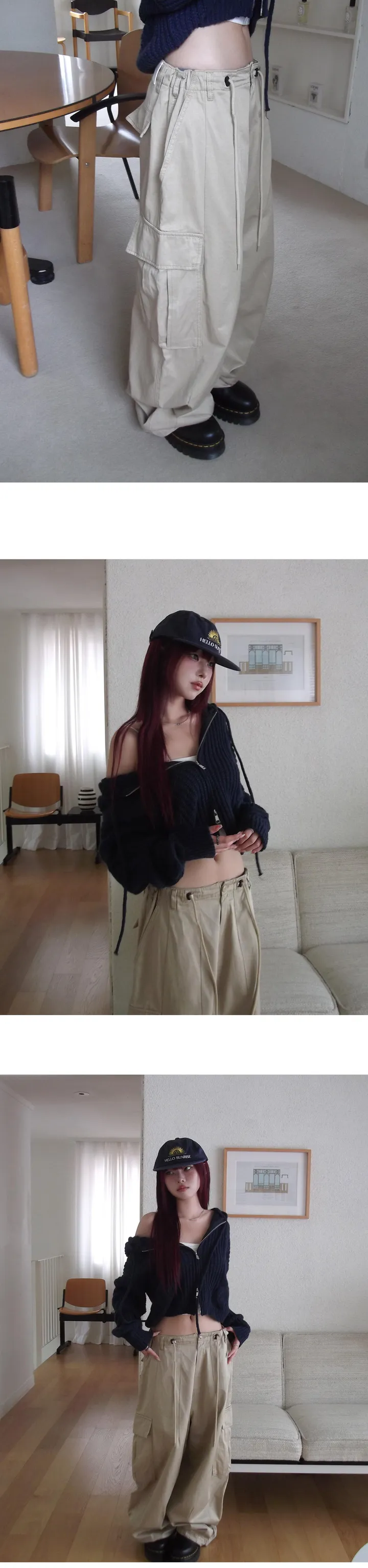 [모델극찬🖤] 꼭 소장 토미 꽈배기 투웨이 오버 니트후드집업 - 3color 상세 이미지 16