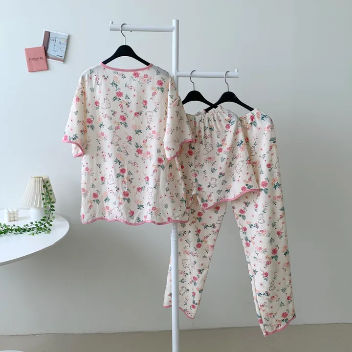 💜강추템/구매각💜 3세트 여름꿀잠 지지미 홈웨어 잠옷세트 7color 상세 이미지 33