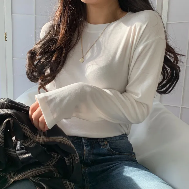 해질걱정 절대없는 베이글 긴팔티셔츠 5col 상세 이미지 4