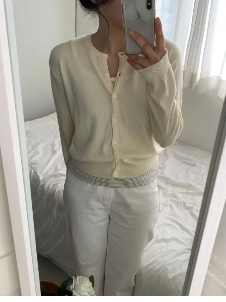 [주문폭주!][봄신상/데일리템/최저가] 아렌 베이직 라운드 가디건 (10color) 상세 이미지 37