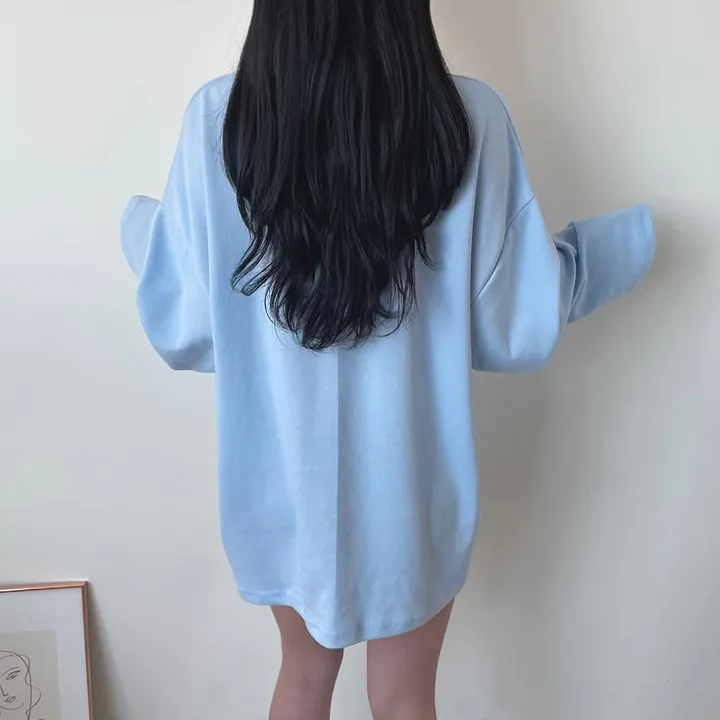 [남녀공용/20color] 빅사이즈 박스티 오버핏 레이어드티 무지티 상세 이미지 24