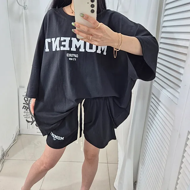 [4COLOR/~3XL] 오버핏 모먼트 트레이닝세트 상세 이미지 39